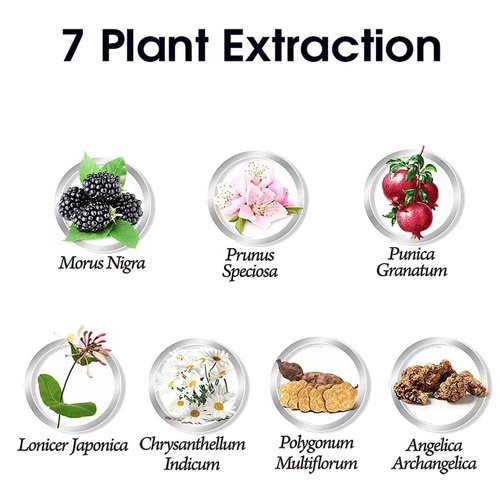 Dark Brown Hair Dye Shampoo-Dexe Hair Shampoo for Natural Hair,Temporary Instant Hair Dye Maintain for Men and Women Black Color/Easy to Use/Last 30 days/Natural Ingredients (Pack of 10)