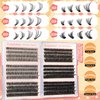 Calphidar Eyelash Clusters 30D+40D+50D+60D+80D+100D Lash Clusters Wispy Individual Lashes 476PCS D Curl Lash Extension 8-16MM Natural Lashes Clusters DIY Cluster Eyelash Extensions for Beginners