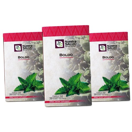 Boldo Herbal Filter Tea Value pack (60 tea Bags)