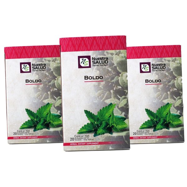 Boldo Herbal Filter Tea Value pack (60 tea Bags)