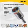 Drilax Diamond Drill Bit Set 1/4, 1/2, 3/4 Inch Drilling Granite Quartz Countertop RO Filter Faucet Hole Ceramic Porcelain Tile Glass Fish Tank Bottle Lamps Flower Pot Drain 3 Pieces