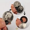 WSNMING Magic Flipper Coin Half Dollar Coin Magic Tricks Professional Magician Props Close up Magic Stage Illusions