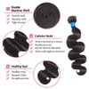 Cranberry Hair Unprocessed Virgin Hair Body Wave Brazilian Hair 12 inch One Bundle 100% Unprocessed Human Hair Extensions Nature Black Color 100G (One Bundle)