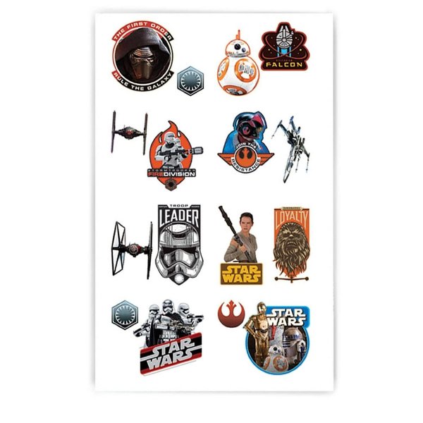 Star Wars Classic Tattoos, Party Favor