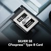 Lexar 512GB Professional Silver SE CFexpress Type B Memory Card, for Photographers, Videographers, Up to 1700/1250 MB/s, 8K Video (LCXEXSE512G-RNENU)