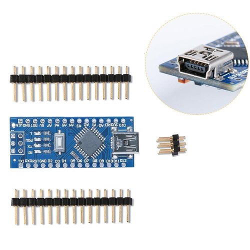 Nano V3.0 Board for Arduino CH340/ATmega328P, Nano V3.0 Compatible 2 Pack Without USB Cable