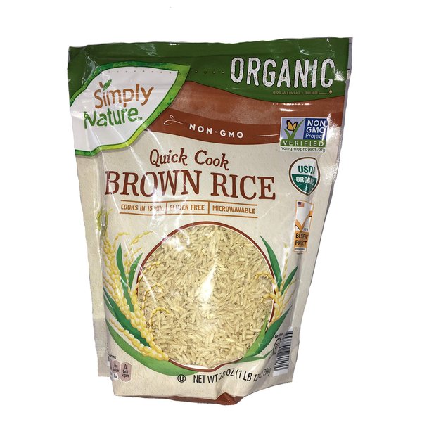 Simply Nature Organic Non-GMO Quick Cook Brown Rice