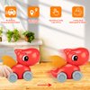 ALASOU 6 PCS Dinosaur Truck Car Toys with Playmat/Storage Bag|Baby Toys for 1 2 3 Year Old Boy|1 2 Year Old Boy Birthday Gift for Infant Toddlers|First Birthday Gifts for Toddler Toys Age 1-2