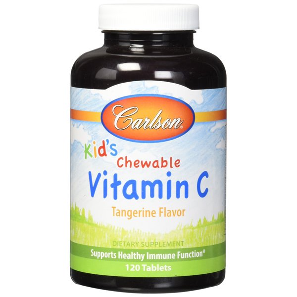Carlson Labs Carlson For Kids Chewable Vitamin C, 250mg, 120 Tablets