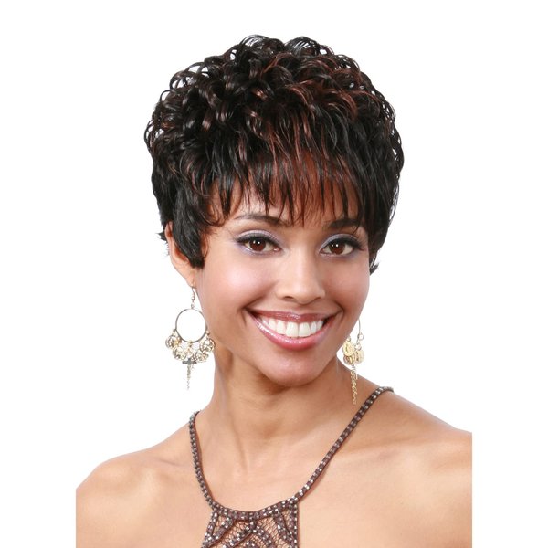 Bobbi Boss Synthetic Full Wig - M478 TOBI (#2 - Dark Brown)