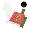 The Best Card Company - 10 Boxed Christmas Cards Blank - Assortment of Happy Holiday Stationery, Notecards Set (4 x 5.12 Inch) - Holiday Harvest MQ4959XSB-B1x10