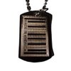 Made in America American USA Bar Code Novelty Logo Symbols - Military Dog Tag Luggage Tag Key Chain Metal Chain Necklace