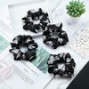 12 Pieces Silk Hair Scrunchies Volleyball Sport Hair Elastic Satin Ties Bands Ponytail Holders for Players Teams Gifts Wristband Decoration Hair Accessories Women Girls