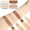LIFUS Face Cream Contour Stick Bronzer Stick Highlighter Stick Illuminator Makeup Glow Kit,Long Lasting Highly Piamented Skin Brighten Shadow Contour Bronzer Highlighter Powder Pen Pencil-F2