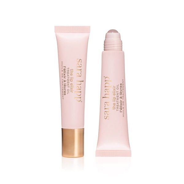 sara happ The Lip Elixir: A Hydrating Lip Treatment Oil: Refine Fine Lines & Reduce Signs of Aging, Rejuvenating Hydration, Soften, Condition, & Smooth Lips, 0.1 oz.