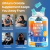 Lithium Orotate 5mg Gummies for Adults and Kids, Low-Dose Chelated Lithium Orotate for Mood Support & Cognitive Improvement, Sugar-Free, Non-GMO, Gluten-Free, Vegan-Friendly, Blueberry Flavor, 60