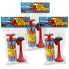 ArtCreativity Mini Air Horn Pump, Set of 3, 10 Inch Noisemakers for Sporting Events, Parties, Celebrations, Fun Birthday Party Favors and Goodie Bag Fillers for Kids and Adults