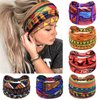PROPOG Wide Headbands for Women, Head Bands for Women's Hair Elastic Turban Headband Boho Head Wraps Yoga Hair Bands African Hair Accessories