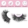 Fluffy Mink False Eyelashes Dramatic Thick Curl Lashes 20mm Long Faux Mink Lashes 3D 5D Wispy Fake Eyelashes 5 Pairs Pack, by Kmilro