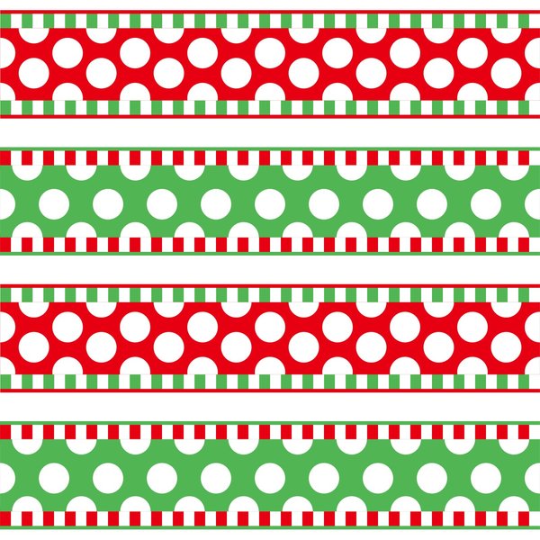 67ft Christmas Bulletin Board Borders Merry Christmas Confetti Bulletin Board Decorations Christmas Dots Border Holiday Xmas Border for School Classroom Office Party Wall Decor