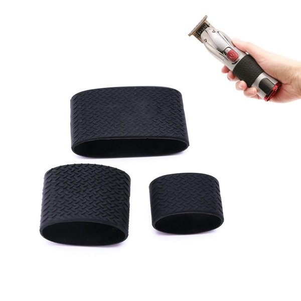 3pcs Heat Resistant Silicone Clipper Bands, Anti Slip, Shock Absorbing, Universal for Barber Shop, Beautiful and Comfortable