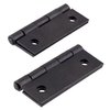 Flat Black Finished Butt Hinges | 2" X 1-1/2" | Pack of 20 | Cabinet Door Hinges | Antique Furniture Hardware | H13-H537D-200BLK2 (10)