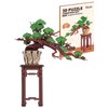 Rolife 3D Wooden Puzzles DIY Bonsai Pine Tree Model, 115pcs Zen Garden Kit Art Craft for Adults & Teens Artificial Plants for Home Office Decor Project Unique Gifts for Men Women