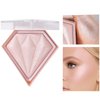 MEICOLY Baked Highlighter Powder Palette,Natural Face Highlighter Shimmer Powder,Long Lasting Glittery Highlighter Makeup Face Luminizer,03 Fairy Pink