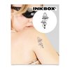 Inkbox Temporary Tattoos, Semi-Permanent Tattoo, One Premium Easy Long Lasting, Water-Resistant Temp Tattoo with For Now Ink - Lasts 1-2 Weeks, Shroommate, 3 x 3 in
