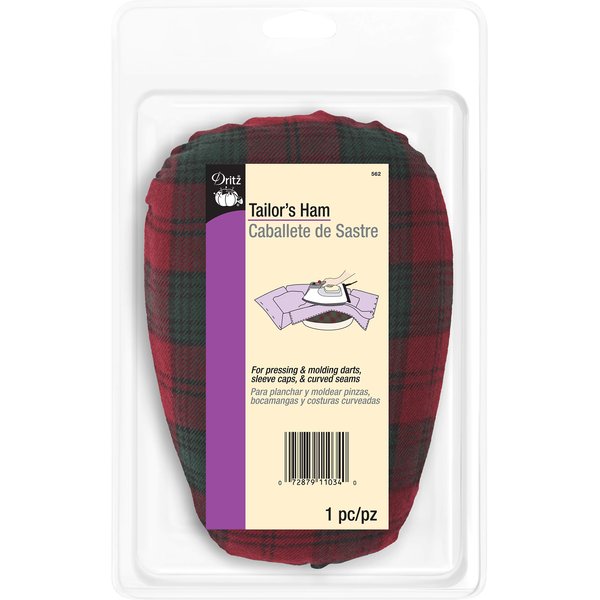 Dritz 562 Wool Tailor's Ham, 1 Count (Pack of 1), Brown