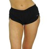 UZZI Women's Basic Running Shorts Swimwear Trunks 1830 Black M