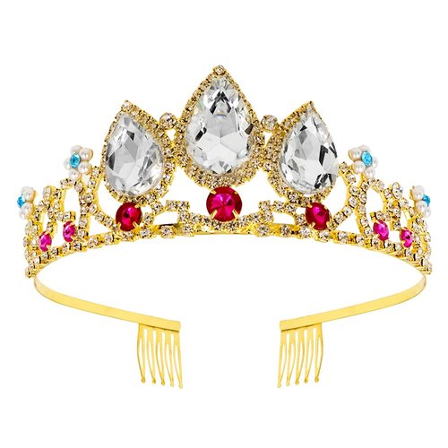 NODG Tiaras and Crowns for Women with Hair Comb Gold Crown for Bride Tiaras for Princess Crown Tiaras Birthday Crowns for Women Princess Crowns and tiaras Women