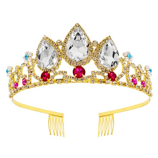 NODG Tiaras and Crowns for Women with Hair Comb Gold Crown for Bride Tiaras for Princess Crown Tiaras Birthday Crowns for Women Princess Crowns and tiaras Women