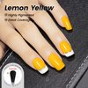 YTD Likomey Gel Polish,15ml Lemon Yellow UV Nails Gel,Salon Home DIY Nail Art Manicure and Pedicure Mustard Yellow Gel Varnish,CS014