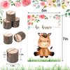 16Pcs Farm Animal Centerpieces and Wooden Stands, Barnyard Party Supplies for Baby Shower Birthday, Farm House Birthday Party for Table Decorations for Boys Girls