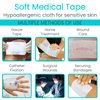 ViveCare Soft Cloth Surgical Tape 2" x 10 Yards (3 Rolls) - Hypoallergenic Medical Paper Tape for Wound Care - First Aid Kit Supplies for Wound Dressing - Latex-Free Breathable Tape Gauze