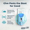 Good Life, Inc. Ultimate AT Ultrasonic Pest Repeller - Indoor Rodent and Bug Repellent Plug-in - Effective for Mice, Rats, Roaches, Scorpions, Insects - Utilizes Ultrasonic Sounds & Air Cleansing Ions