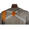 Barsony Saddle Tan Leather Vertical Cross Harness Shoulder Holster for Ruger LCR 38, 357 Right