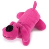 Big Yelpers Neon Dog Toys Colorful Cute Soft Plush Squeakers 7" - Choose Color(Hot Pink)