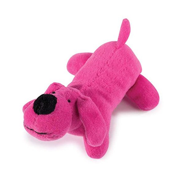 Big Yelpers Neon Dog Toys Colorful Cute Soft Plush Squeakers 7" - Choose Color(Hot Pink)
