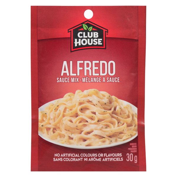 Club House Pasta Alfredo, 30gram, 12ct - {Imported from Canada}