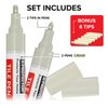 X-Protector Water Based Grout Marker - 2 PCS with 8 Tips, Cream