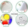 2 Sheets Birds Flowers Butterfly Toilet Seat Lid Stickers Self-Adhesive Bathroom Wall Sticker Floral Birds Butterfly Toilet Seat Decals DIY Removable Waterproof Toilet Sticker for Cistern Decor Decals