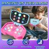 Acvens Handheld Dance Game,4 Mode,999 Level,Sensory Toys,Fast Puzzle Game,ADHD,Pop Fidget Toys for Kids Age 6-12,Birthday Gifts for Girls and Boys (Pink)