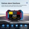 OBD2 Gauge Car HUD Head Up Display Multifunction Digital,Car Speedometer Tachometer Water Temperature Oil Temperature Volt Inclinometer Boost Gauge RPM Meter fit for Most Vehicles After 2008