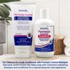 TriDerma Psoriasis Control Scalp Exfoliator Shampoo 8.3 oz and Dry Scalp Moisturizing Hair Conditioner 6.0 oz, Salon Quality Dry Scalp Treatment and Hair Care, Fresh Rosemary Oil, Value Bundle