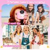 Kids Camera Instant Print Camera for Kids, Christmas Birthday Gifts for Girls Boys, 1080P HD Digital Video Cameras for Toddler, Portable Camera Toy for 4 5 6 7 8 9 10 Year Girl with SD Card (Pink)