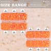 BELLEBOOST Resin Rhinestones Kits, 2/3/4/5/6mm Flatback Jelly Rhinestones, 2 Box Orange AB Non Hotfix Crystal Gems for DIY Crafts Mugs Bottles Tumblers Clothes Makeup Nail Manicure