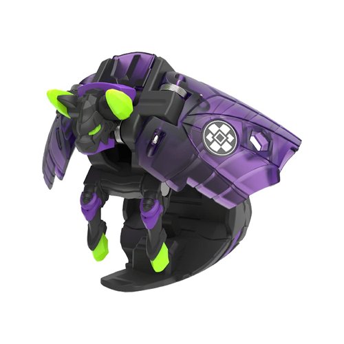 Bakugan Geogan Rising 2021 Darkus Ghost Beast Geogan (Viloch Combiner Part 3 of 7) Collectible Action Figure and Trading Cards