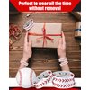 Genuine Leather Baseball Bracelet Baseball Wristbands Baseball Gifts for Boys Men Women Girls Baseball Players Sports Team (20 Pcs)